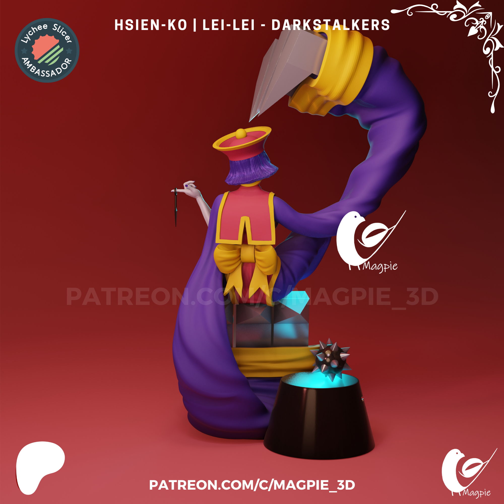 Hsien-Ko - Lei-Lei - Darkstalkers MagPie_3d 08